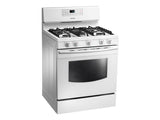 5.8 cu. ft. Gas Range in White