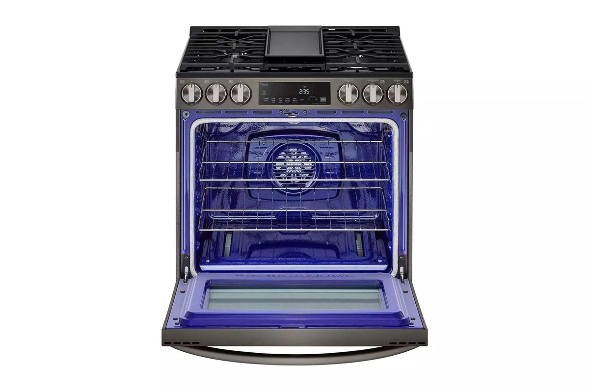 5.8 cu ft. Smart Wi-Fi Enabled Fan Convection Gas Slide-in Range with Air Fry & EasyClean®