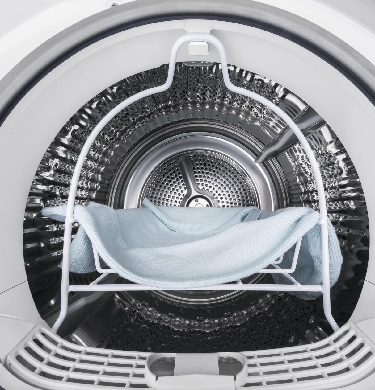 GE® 4.0 cu.ft. Capacity 24" Ventless Condenser Frontload Electric Dryer with Stainless Steel Basket