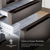 29 cu. ft. Smart Standard-Depth MAX™ 4-Door French Door Refrigerator with Full-Convert Drawer™