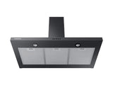 36" Wall Mount Hood in Black Stainless Steel