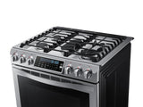 5.8 cu. ft. Chef Collection Slide-in Gas Range with True Convection in Stainless Steel