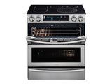 5.8 cu. ft. Slide-In Electric Range with Flex Duo™ & Dual Door in Stainless Steel