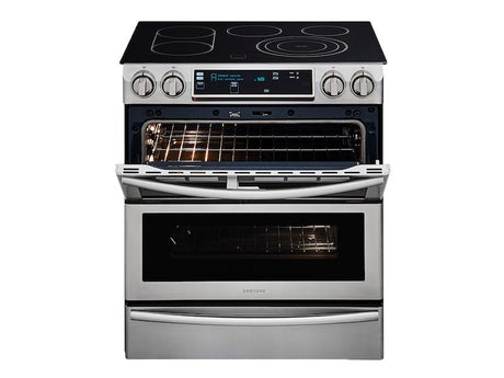 5.8 cu. ft. Slide-In Electric Range with Flex Duo™ & Dual Door in Stainless Steel