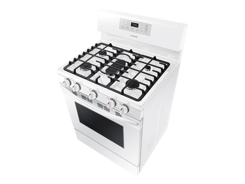 5.8 cu. ft. Freestanding Gas Range in White