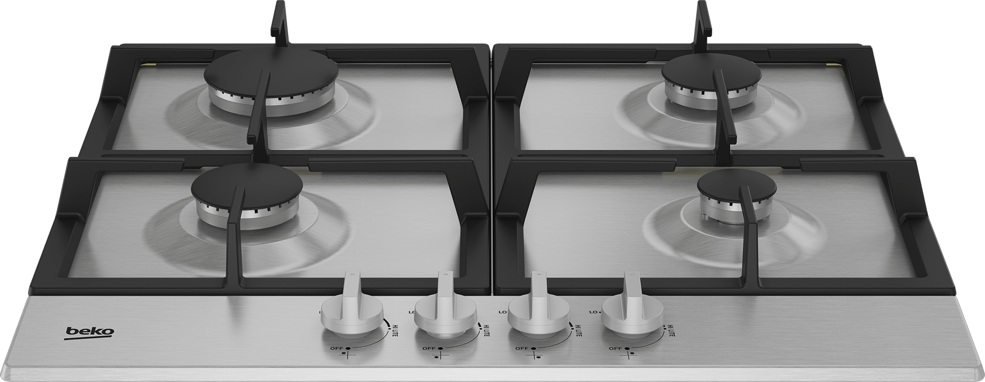24" Built-In Gas Cooktop with 4 Burners