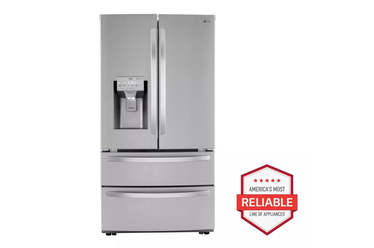 28 cu ft. Smart Double Freezer Refrigerator with Craft Ice™