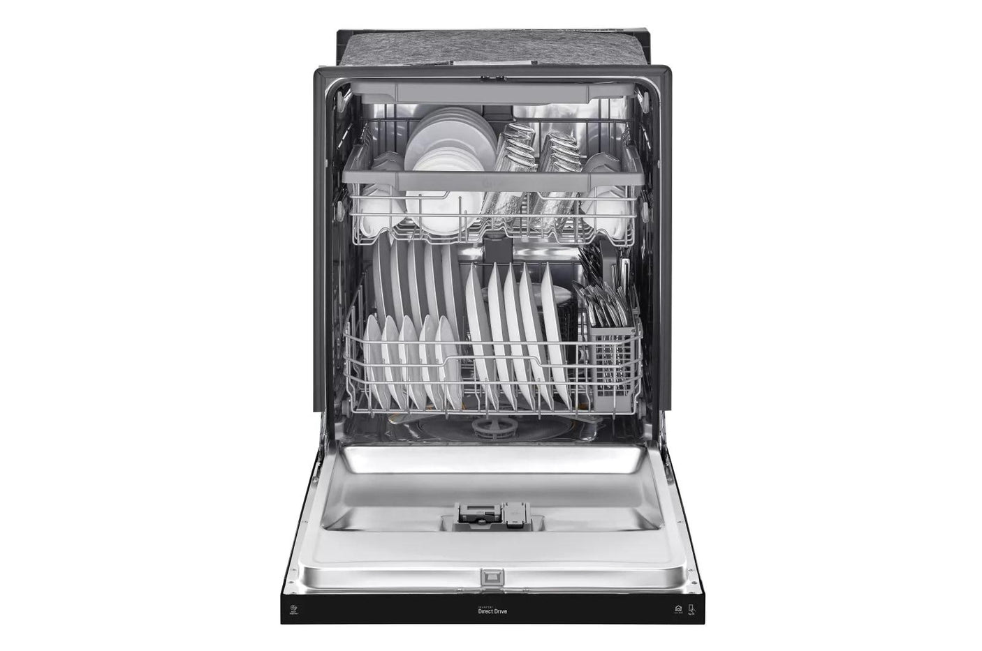 24-inch Wide QuadWash™ Front Control Dishwasher - Stainless Steel