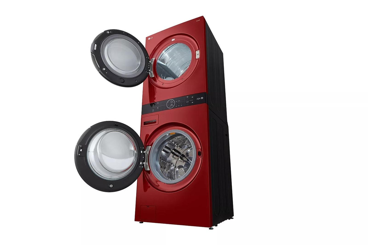 Single Unit Front Load LG WashTower™ with Center Control™ 4.5 cu. ft. Washer and 7.4 cu. ft. Gas Dryer