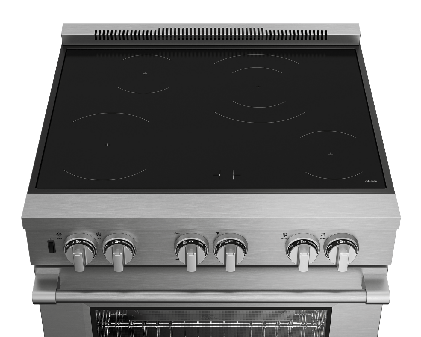 30" Stainless Steel Pro-Style Induction Range