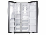 25 cu. ft. Side-by-Side Refrigerator with In-Door Ice Maker in Black Stainless Steel