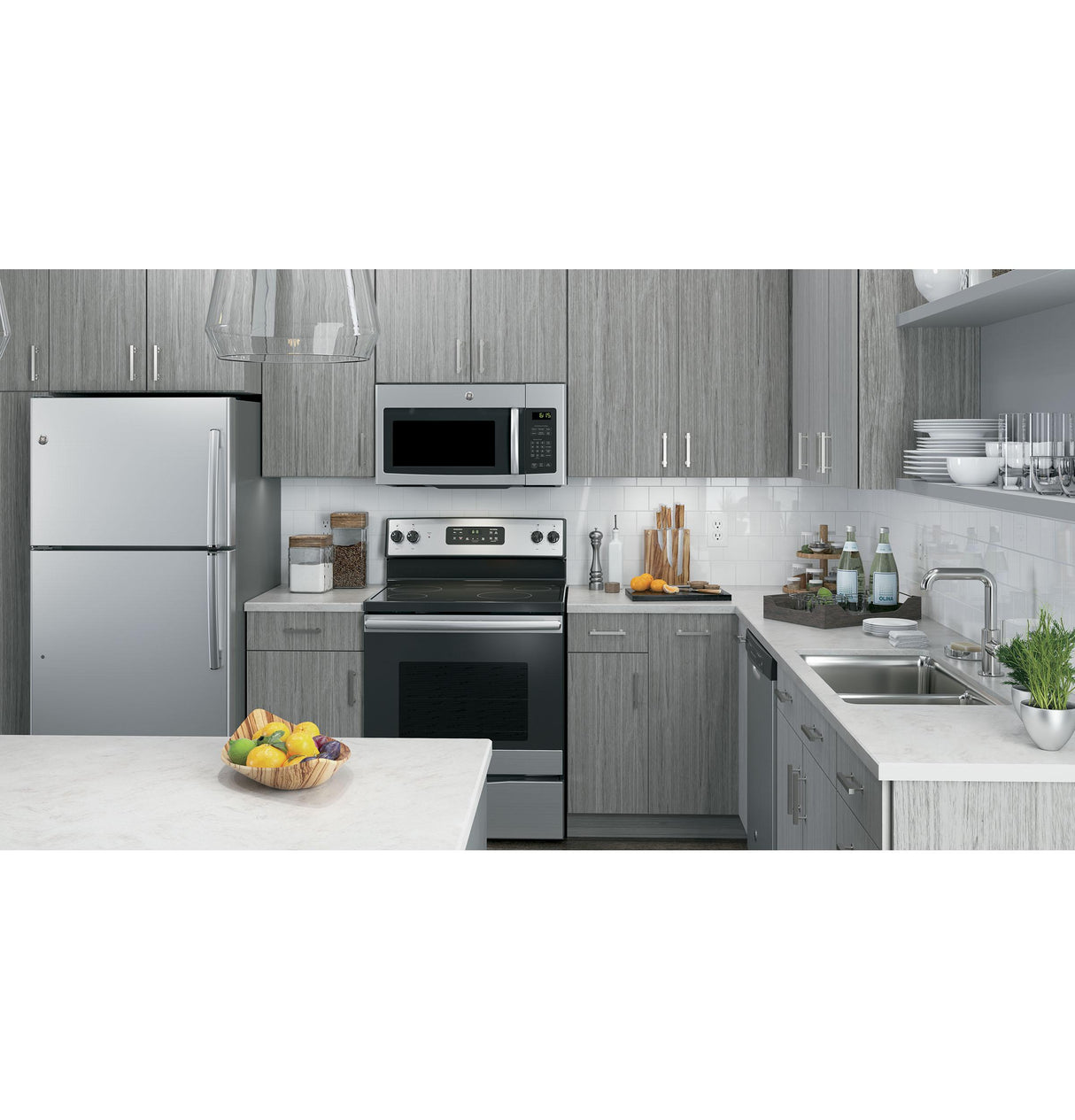 GE® ENERGY STAR® 18.2 Cu. Ft. Top-Freezer Refrigerator