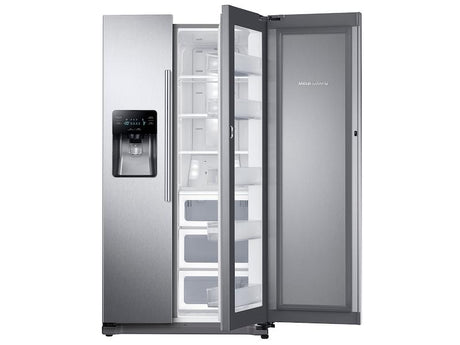 25 cu. ft. Food Showcase Side-by-Side Refrigerator with Metal Cooling in Stainless Steel