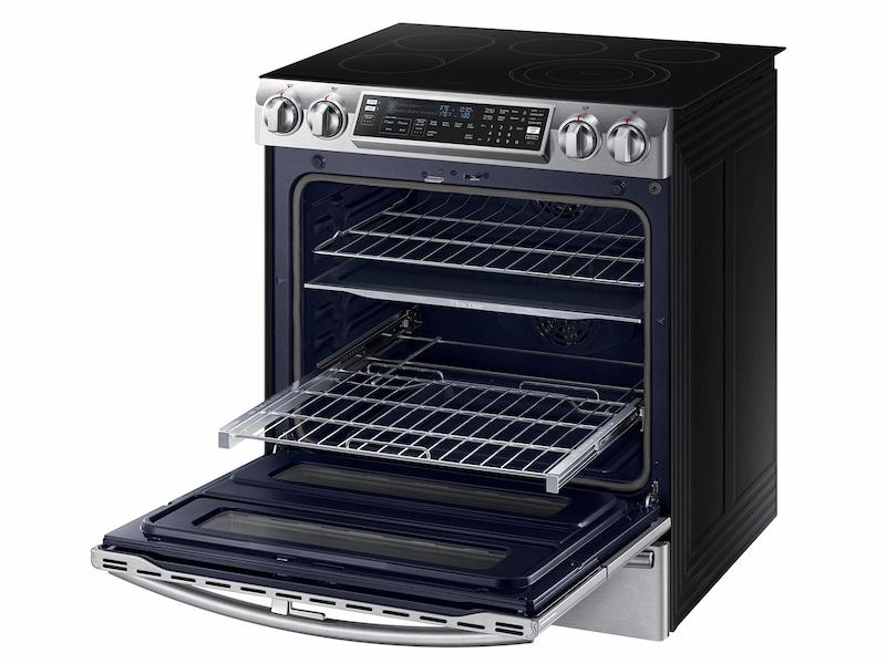 5.8 cu. ft. Slide-In Electric Range with Flex Duo™ & Dual Door in Stainless Steel