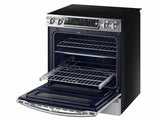 5.8 cu. ft. Slide-In Electric Range with Flex Duo™ & Dual Door in Stainless Steel