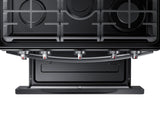 5.8 cu. ft. Freestanding Gas Range with Convection in Black Stainless Steel