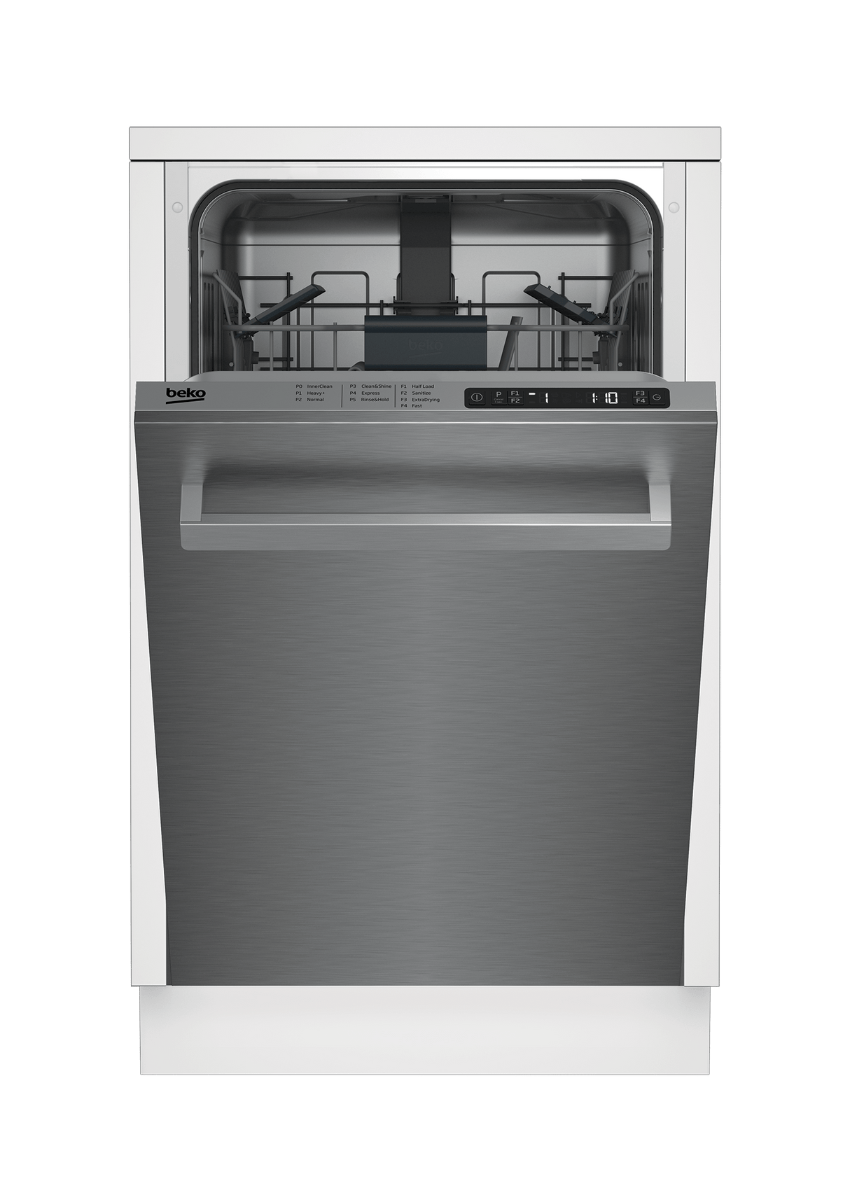 Slim Size Stainless Dishwasher, 8 place settings, 48 dBa, Top Control