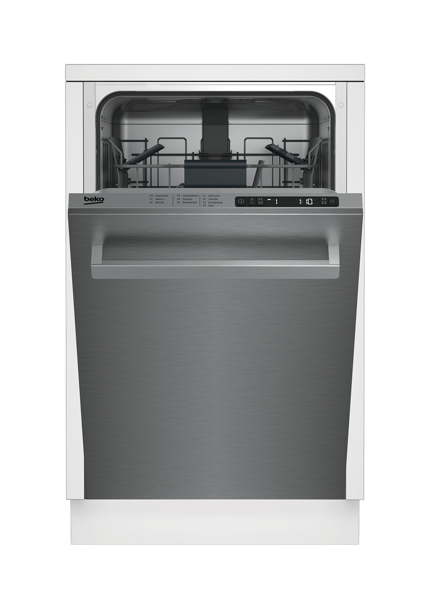 Slim Size Stainless Dishwasher, 8 place settings, 48 dBa, Top Control