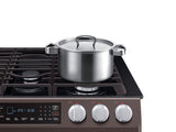 5.8 cu. ft. Slide-in Gas Range with Convection in Tuscan Stainless Steel