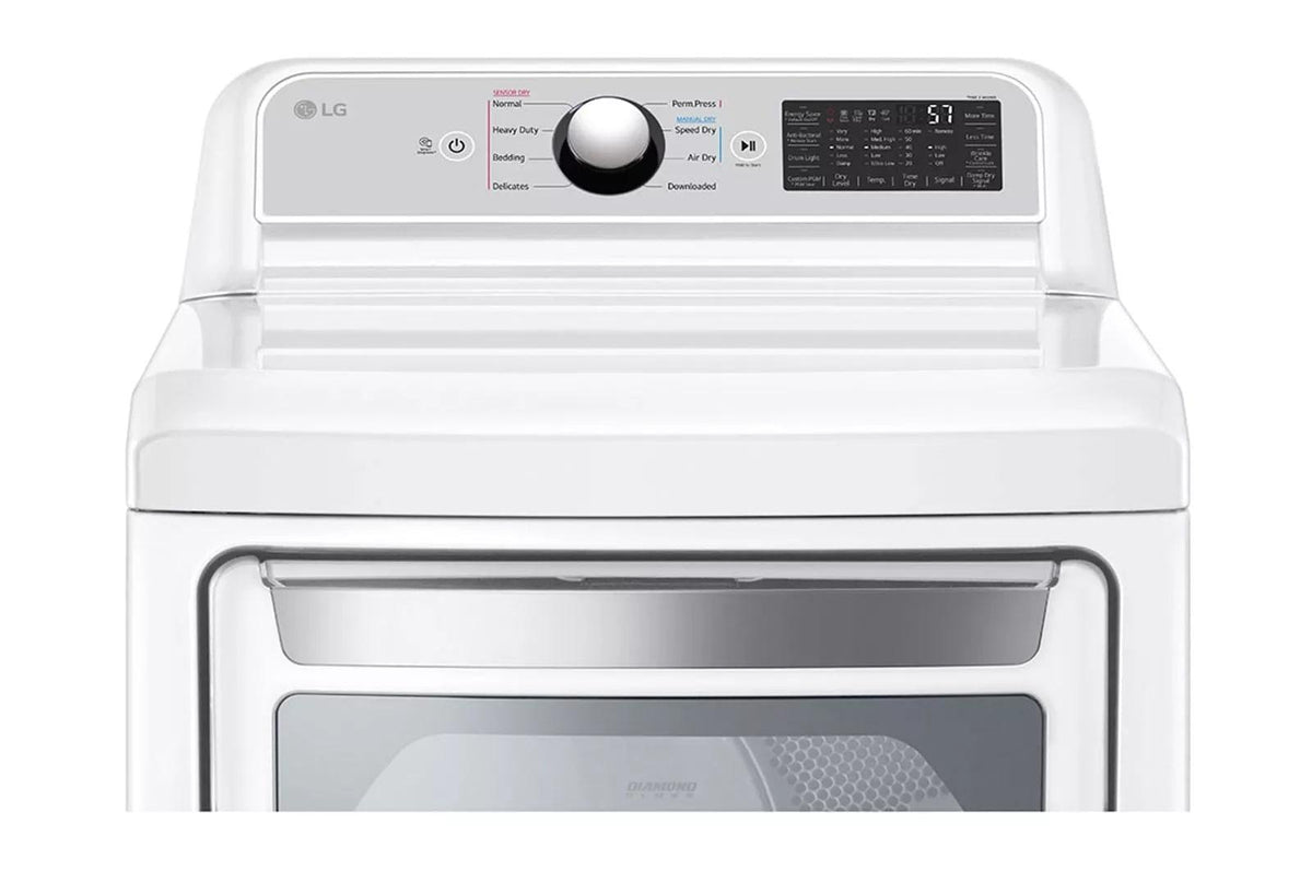 7.3 cu. ft. Ultra Large Capacity Smart wi-fi Enabled Rear Control Electric Dryer with EasyLoad™ Door