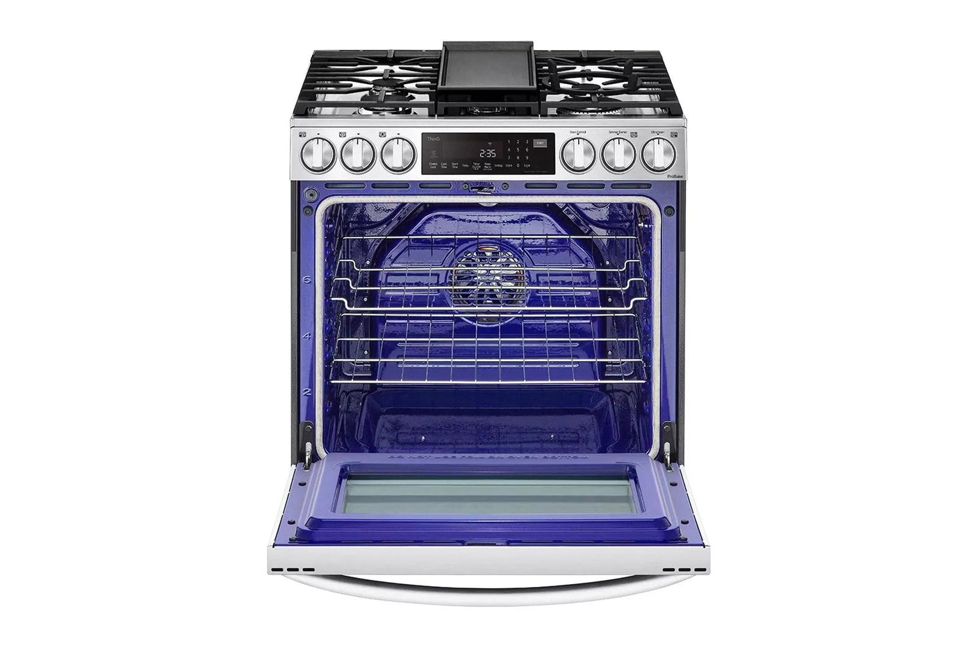 6.3 cu. ft. Smart Gas Slide-in Range with InstaView® ProBake Convection®, Air Fry, and Air Sous Vide