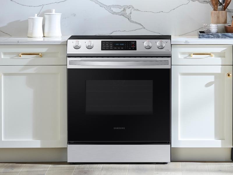 6.3 cu. ft. Smart Slide-in Electric Range in Stainless Steel