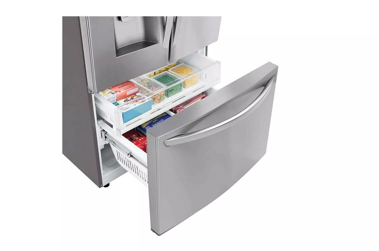 28 cu.ft 3 Door French Door, Standard Depth, Ice and Water with Single Ice Maker