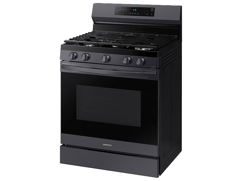 6.0 cu. ft. Smart Freestanding Gas Range with No-Preheat Air Fry & Convection in Black Stainless Steel