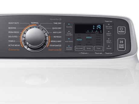 7.4 cu. ft. Electric Dryer in White
