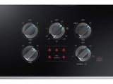 36" Smart Electric Cooktop in Stainless Steel.