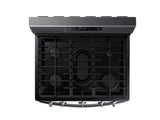 5.8 cu. ft. Freestanding Gas Range in Black Stainless Steel