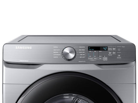 7.5 cu. ft. Front Load Gas Dryer with Sensor Dry in Platinum