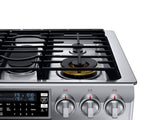 5.8 cu. ft. Slide-in Dual Fuel Range with Flex Duo™ & Dual Door in Stainless Steel