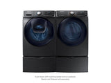 7.5 cu. ft. Smart Electric Dryer with MultiSteam™ in Black Stainless Steel