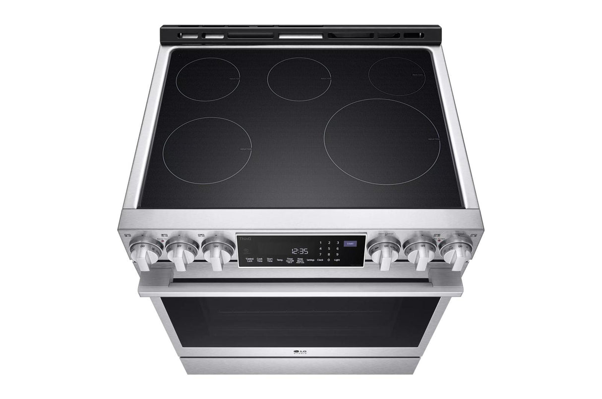 LG STUDIO 6.3 cu. ft. InstaView® Induction Slide-in Range with Air Fry and Air Sous Vide