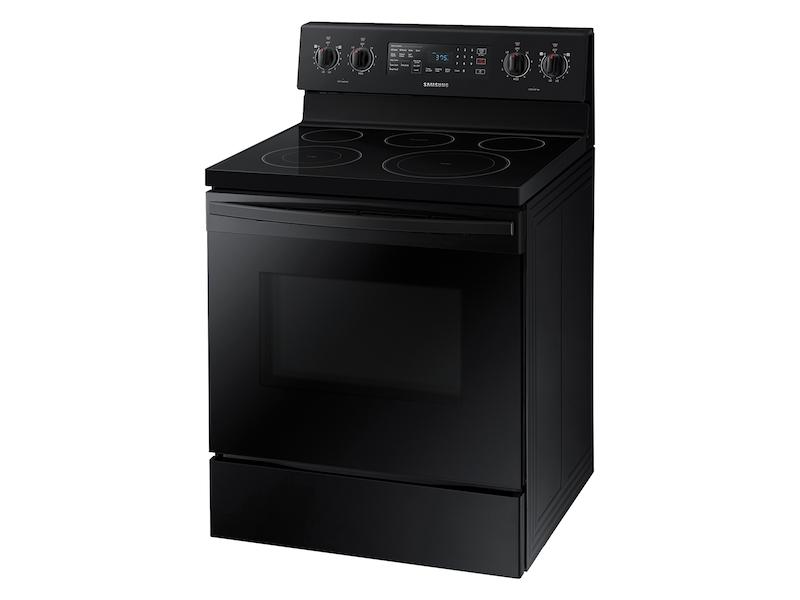 5.9 cu. ft. Freestanding Electric Range with Convection in Black