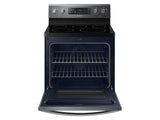 5.9 cu. ft. Freestanding Electric Range with Air Fry and Convection in Black Stainless Steel