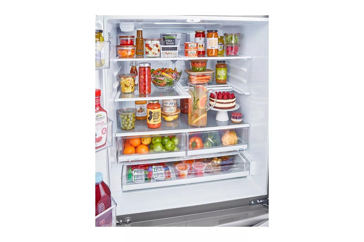 22 cu ft. Smart Counter Depth Double Freezer Refrigerator
