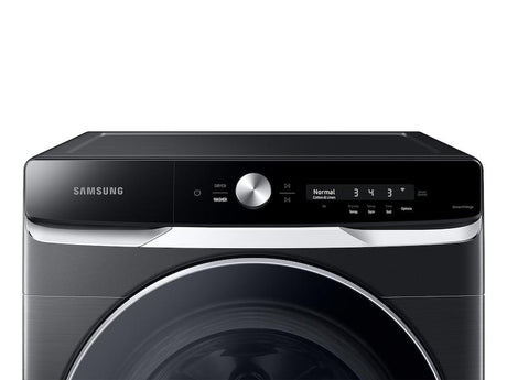 5.0 cu. ft. Extra-Large Capacity Smart Dial Front Load Washer with OptiWash™ in Brushed Black
