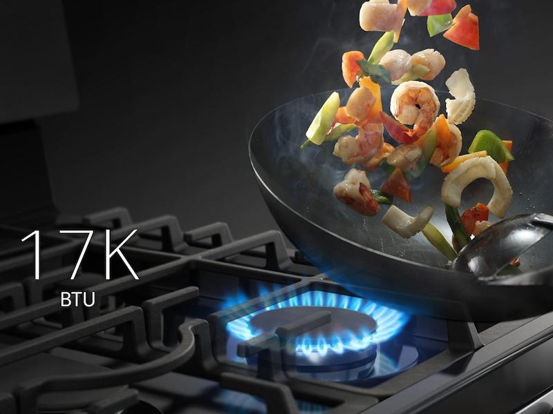 5.8 cu. ft. Gas Range in Stainless Steel