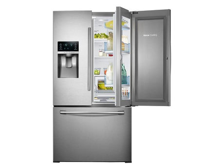 28 cu. ft. Food Showcase 3-Door French Door Refrigerator in Stainless Steel