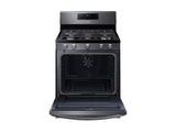 5.8 cu. ft. Freestanding Gas Range with Air Fry and Convection in Black Stainless Steel