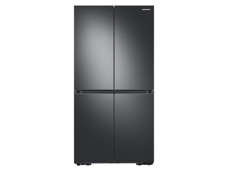 Samsung 23 Cu. ft. 4 Door Flex French Door Counter Depth Smart Refrigerator with Beverage Center Black Stainless Steel