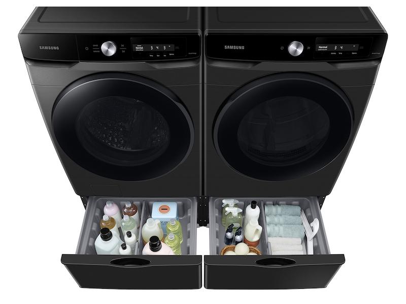 7.5 cu. ft. Smart Dial Electric Dryer with Super Speed Dry in Brushed Black
