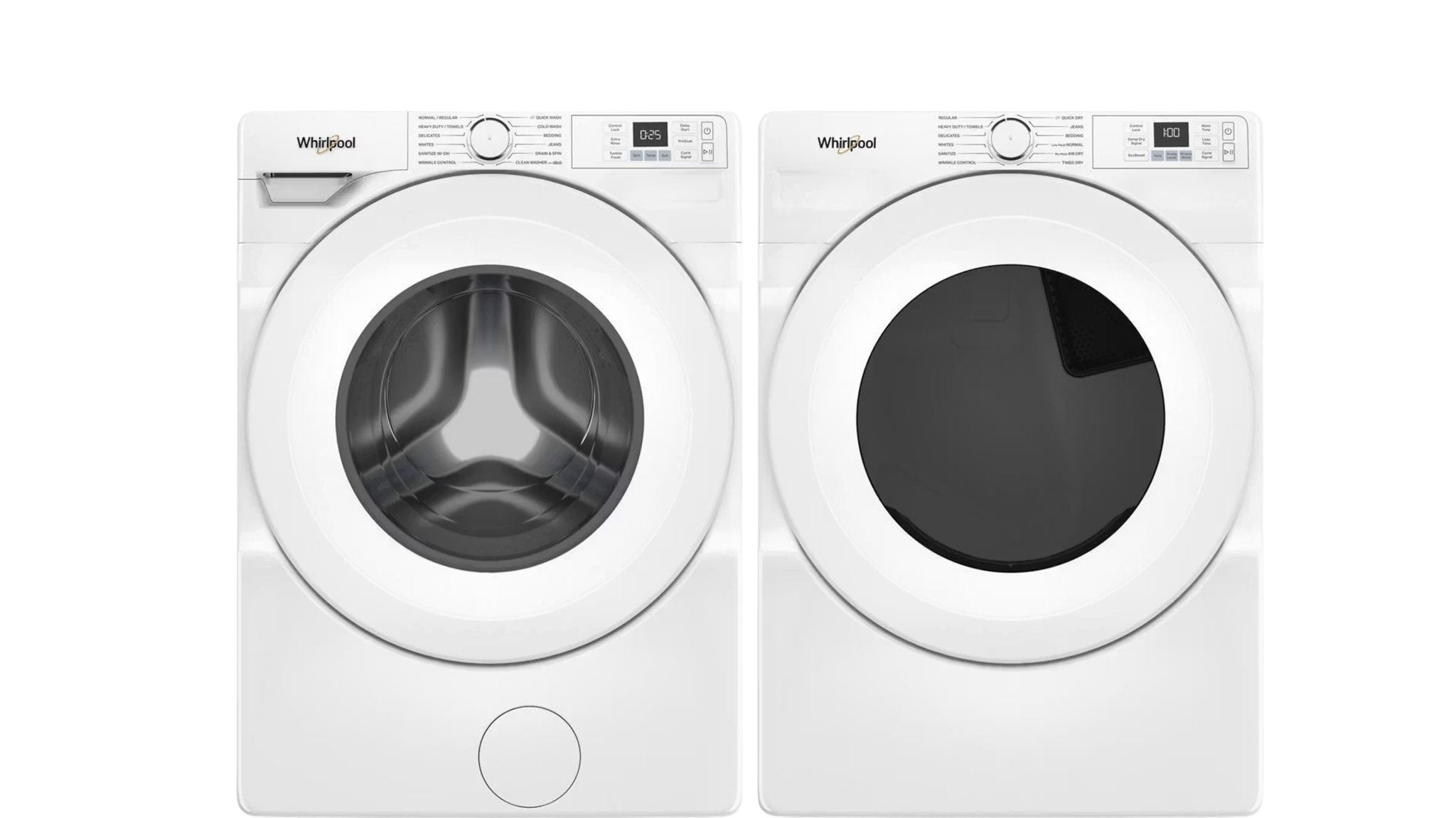 Whirlpool Front Load Washer and Electric Dryer Bundle