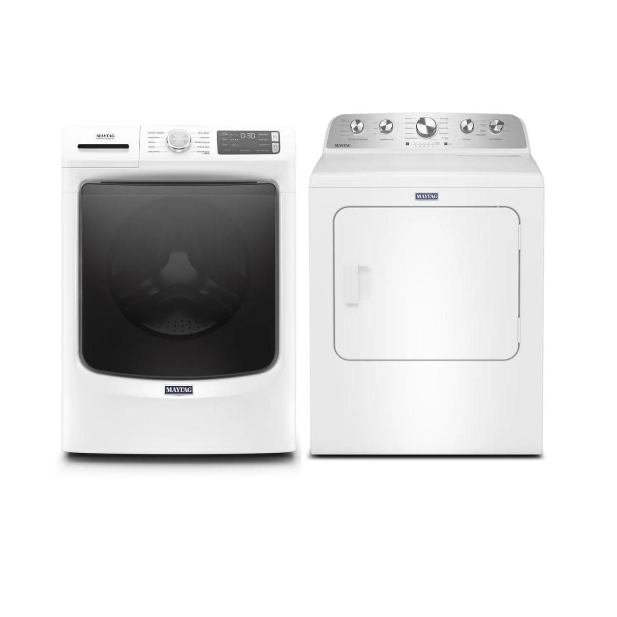 Maytag MHW5630HW Washer & MED5605RW Dryer set