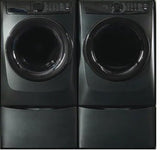 Front Load Washer & Electric Dryer Bundle with Pedestal Storage - Alpine Green