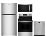 Whirlpool 4-Piece Kitchen Package in Stainless Steel