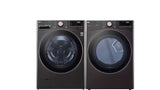 Black Steel Front Load Washer and Electric Dryer Bundle