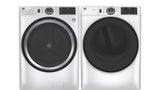 Smart Front Load Washer and Electric Dryer Bundle with Sanitize Cycle